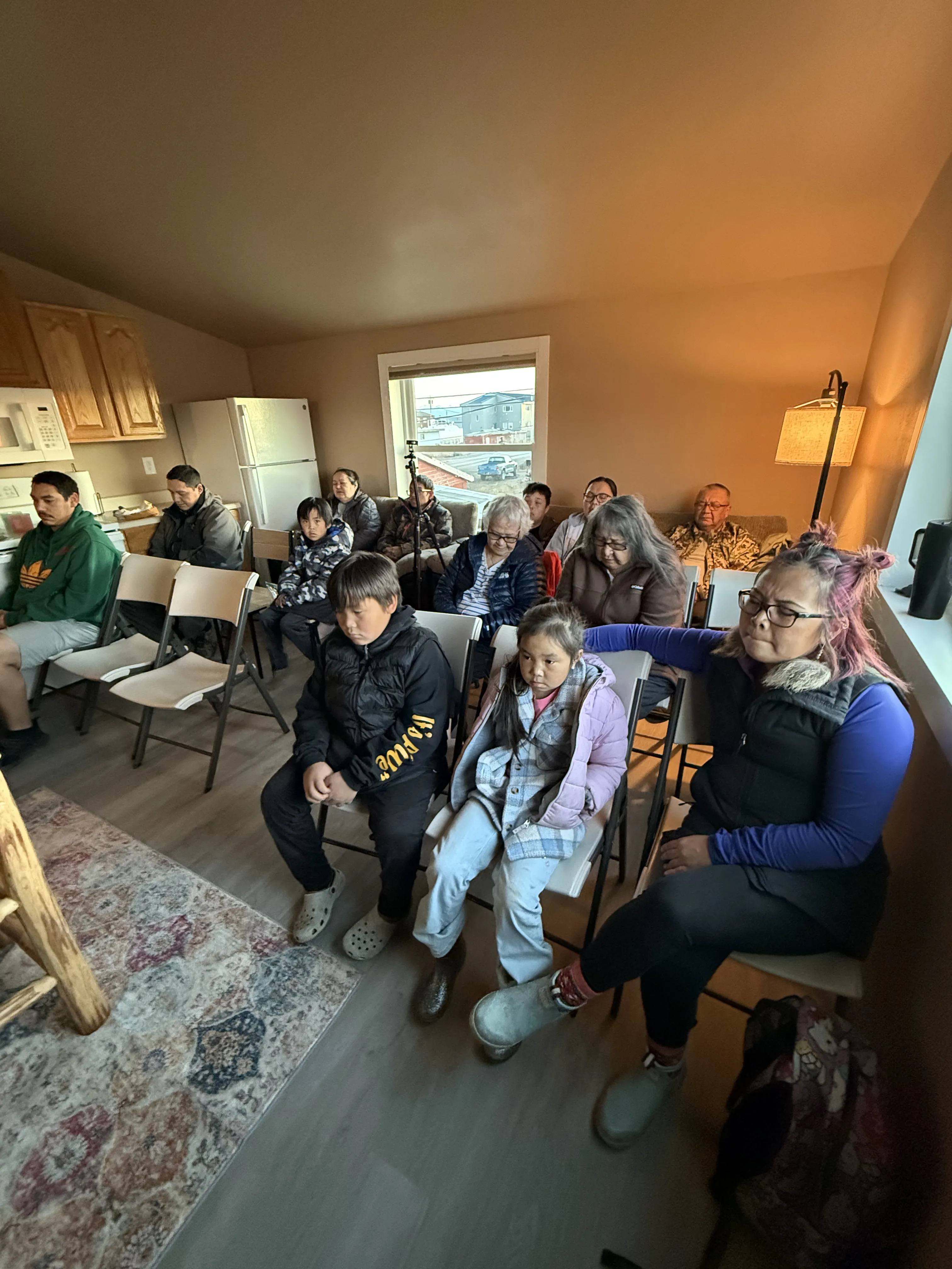 Late-year village visits, community gatherings, and cold-season preparations.
