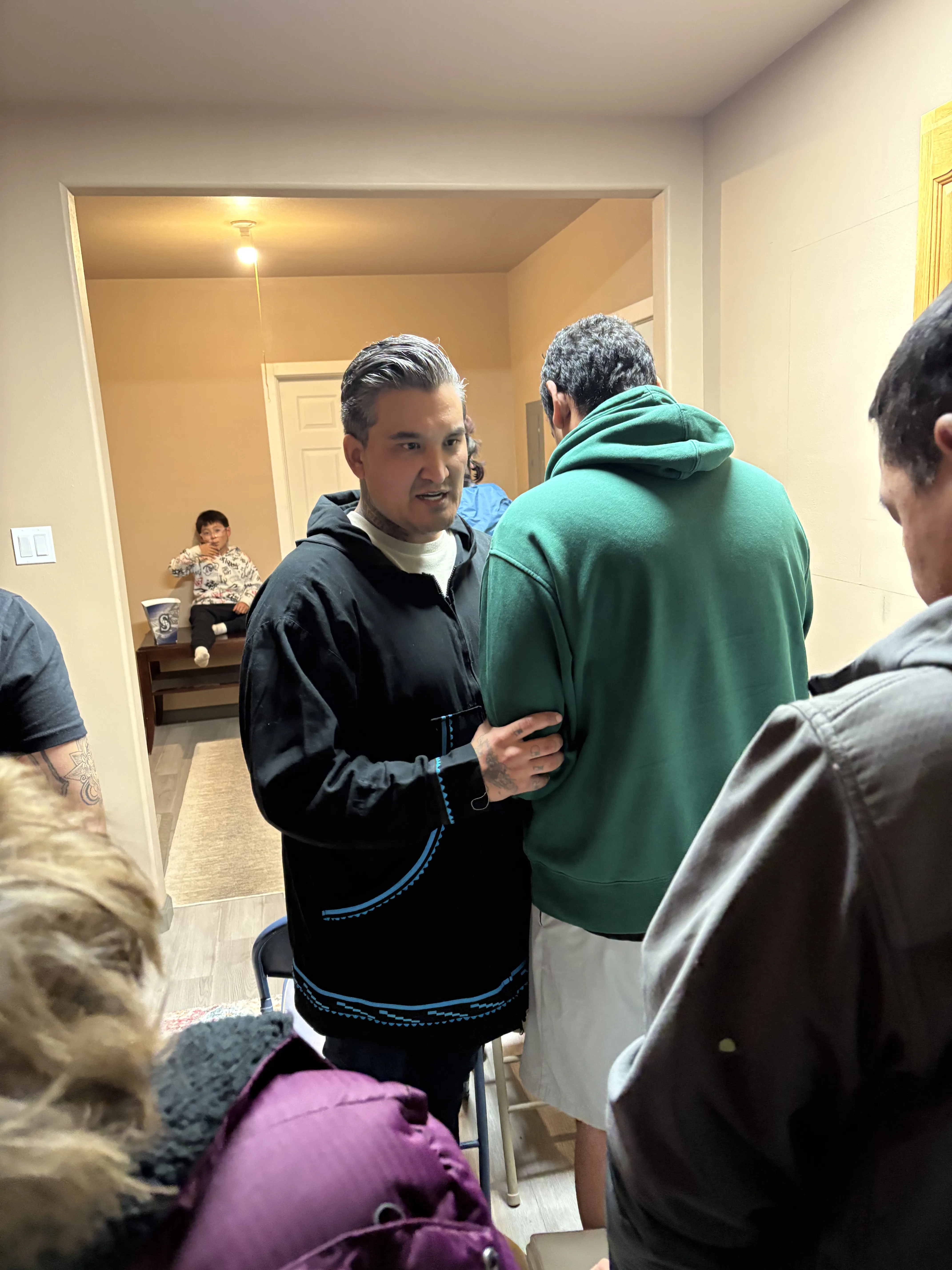 Late-year village visits, community gatherings, and cold-season preparations.